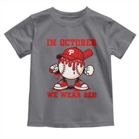 Red October Phillies Toddler T Shirt Philadelphia Baseball Drip Boy - Wonder Print Shop
