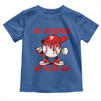 Red October Phillies Toddler T Shirt Philadelphia Baseball Drip Boy - Wonder Print Shop