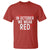In October We Wear Red T Shirt Philadelphia Baseball Phillies - Wonder Print Shop