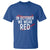 In October We Wear Red T Shirt Philadelphia Baseball Phillies - Wonder Print Shop
