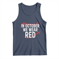 In October We Wear Red Tank Top Philadelphia Baseball Phillies - Wonder Print Shop