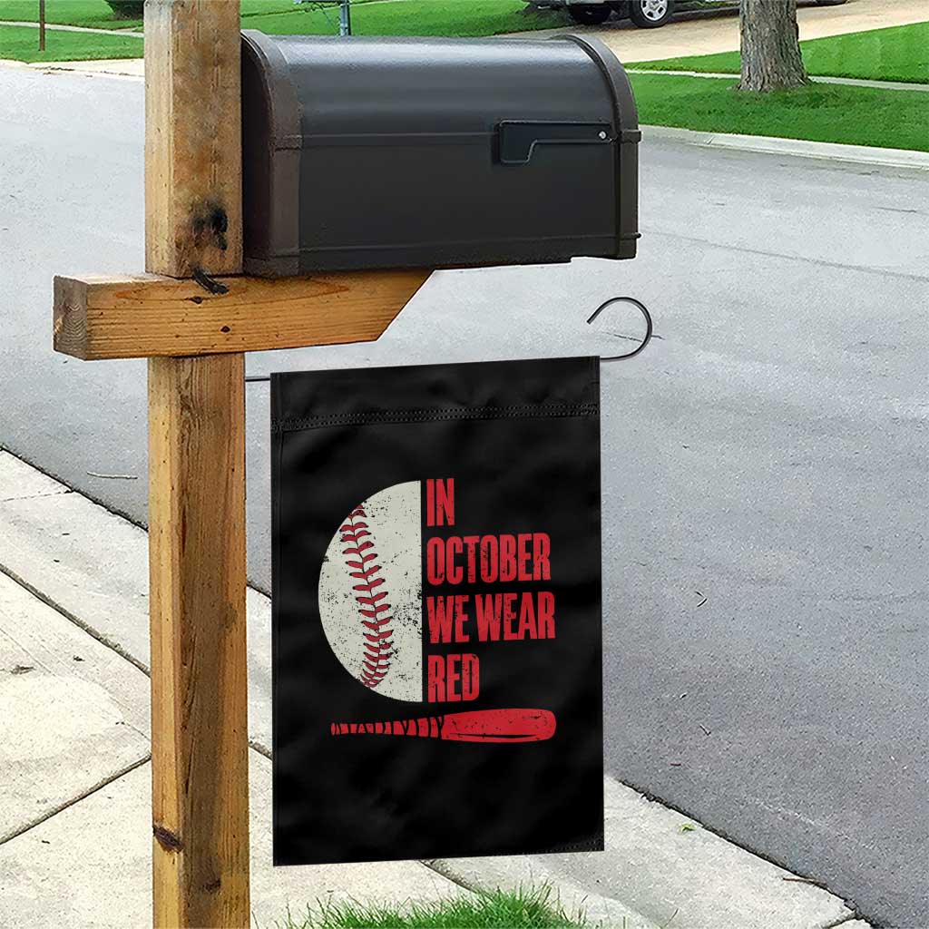 Red October Phillies Garden Flag Retro Philadelphia Baseball Fan - Wonder Print Shop