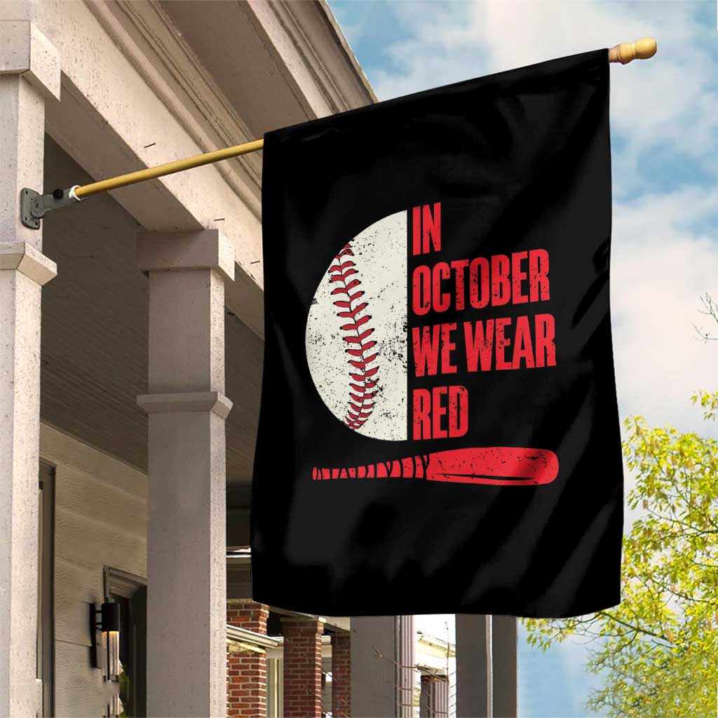Red October Phillies Garden Flag Retro Philadelphia Baseball Fan - Wonder Print Shop