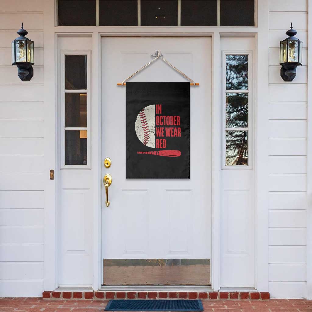 Red October Phillies Garden Flag Retro Philadelphia Baseball Fan - Wonder Print Shop