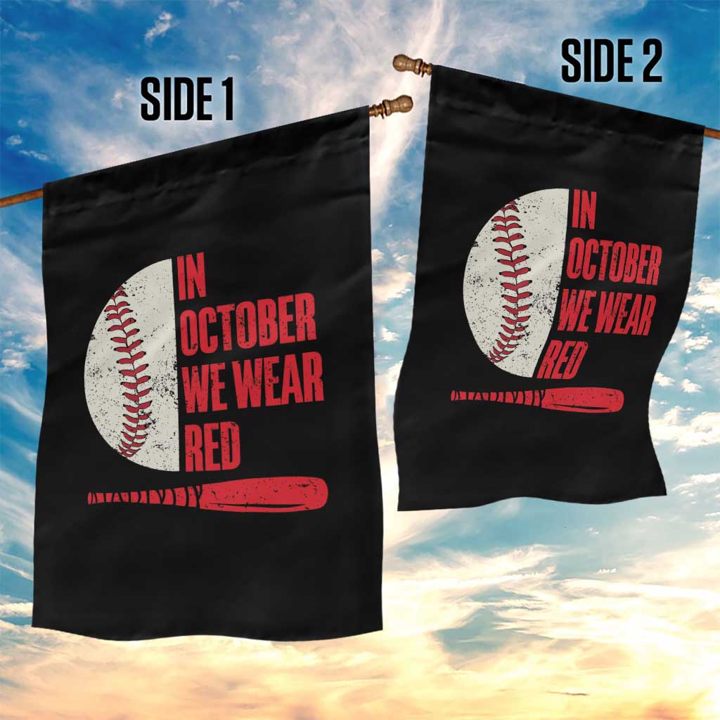 Red October Phillies Garden Flag Retro Philadelphia Baseball Fan - Wonder Print Shop