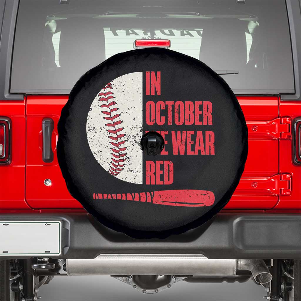 Red October Phillies Spare Tire Cover Retro Philadelphia Baseball Fan - Wonder Print Shop
