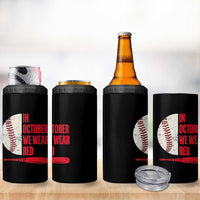 Red October Phillies 4 in 1 Can Cooler Tumbler Retro Philadelphia Baseball Fan - Wonder Print Shop