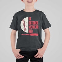 Red October Phillies T Shirt For Kid Retro Philadelphia Baseball Fan - Wonder Print Shop