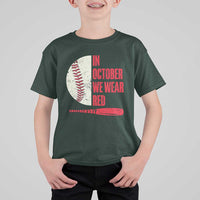 Red October Phillies T Shirt For Kid Retro Philadelphia Baseball Fan - Wonder Print Shop