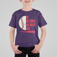 Red October Phillies T Shirt For Kid Retro Philadelphia Baseball Fan - Wonder Print Shop