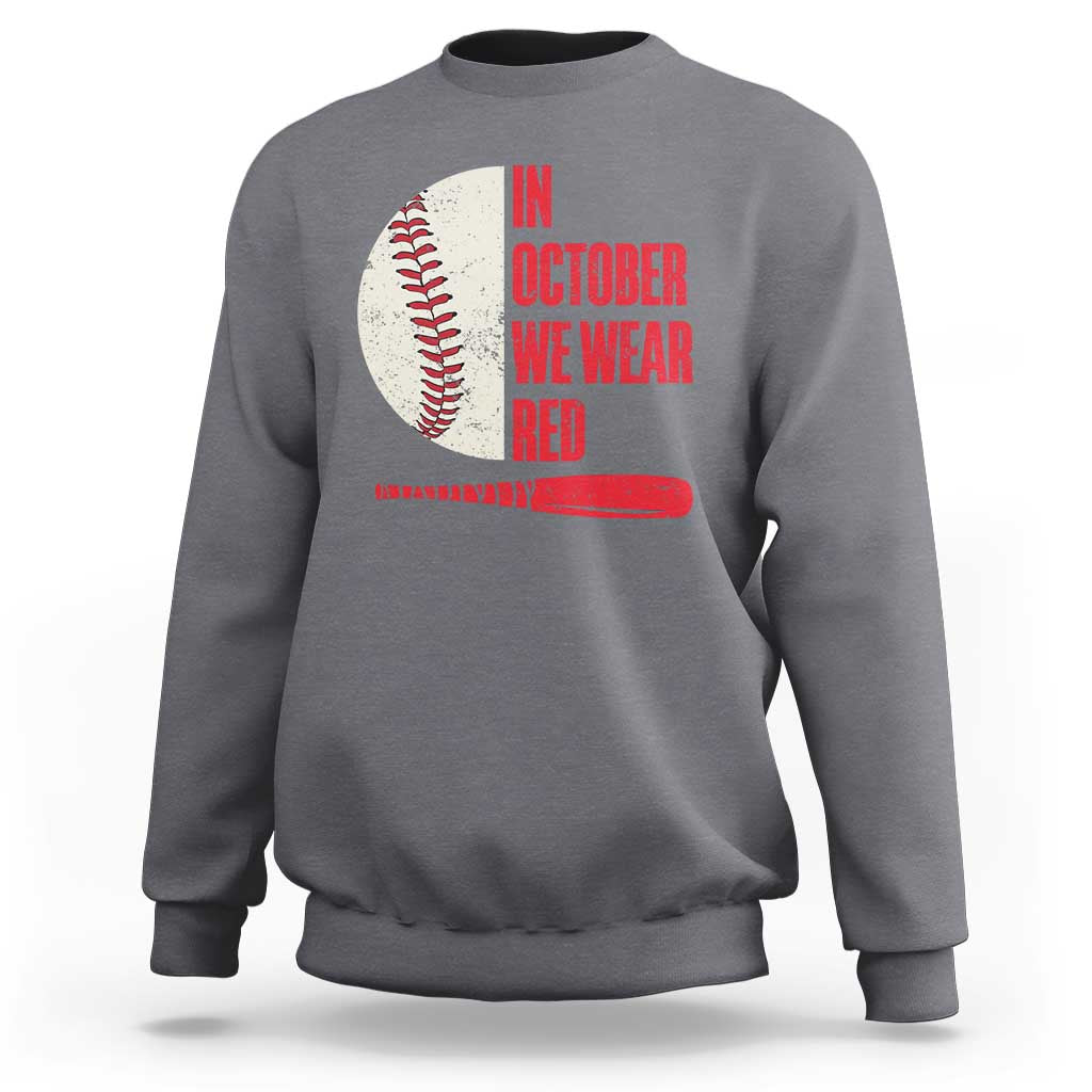 Red October Phillies Sweatshirt Retro Philadelphia Baseball Fan - Wonder Print Shop