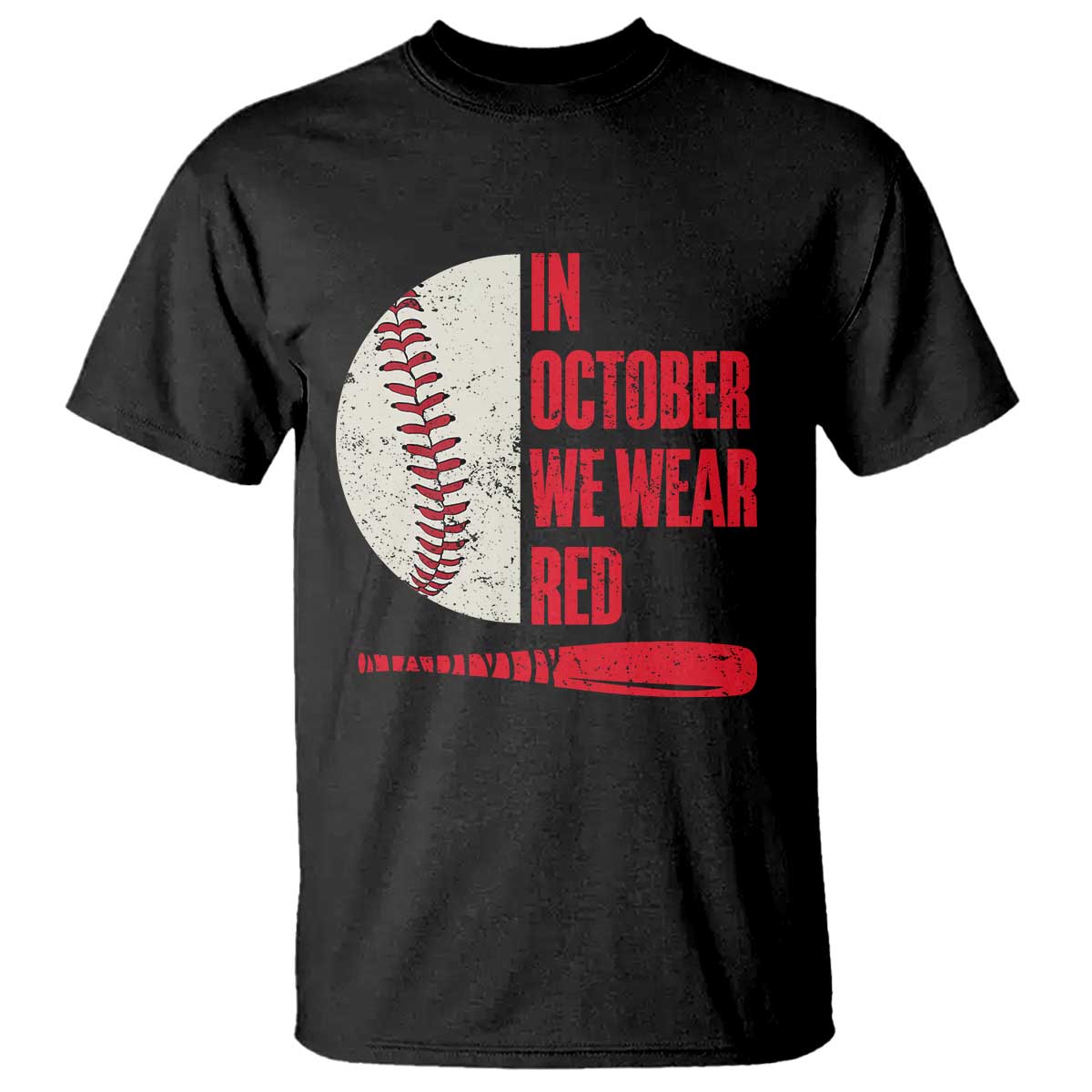 Red October Phillies T Shirt Retro Philadelphia Baseball Fan - Wonder Print Shop