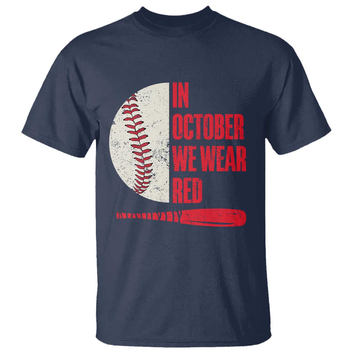 Red October Phillies T Shirt Retro Philadelphia Baseball Fan - Wonder Print Shop