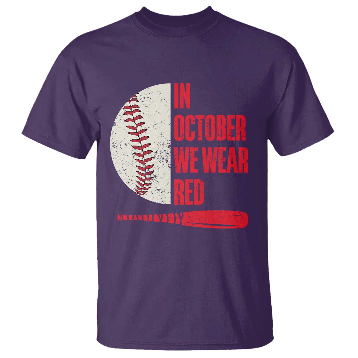 Red October Phillies T Shirt Retro Philadelphia Baseball Fan - Wonder Print Shop