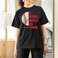 Red October Phillies T Shirt For Women Retro Philadelphia Baseball Fan - Wonder Print Shop