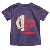 Red October Phillies Toddler T Shirt Retro Philadelphia Baseball Fan - Wonder Print Shop