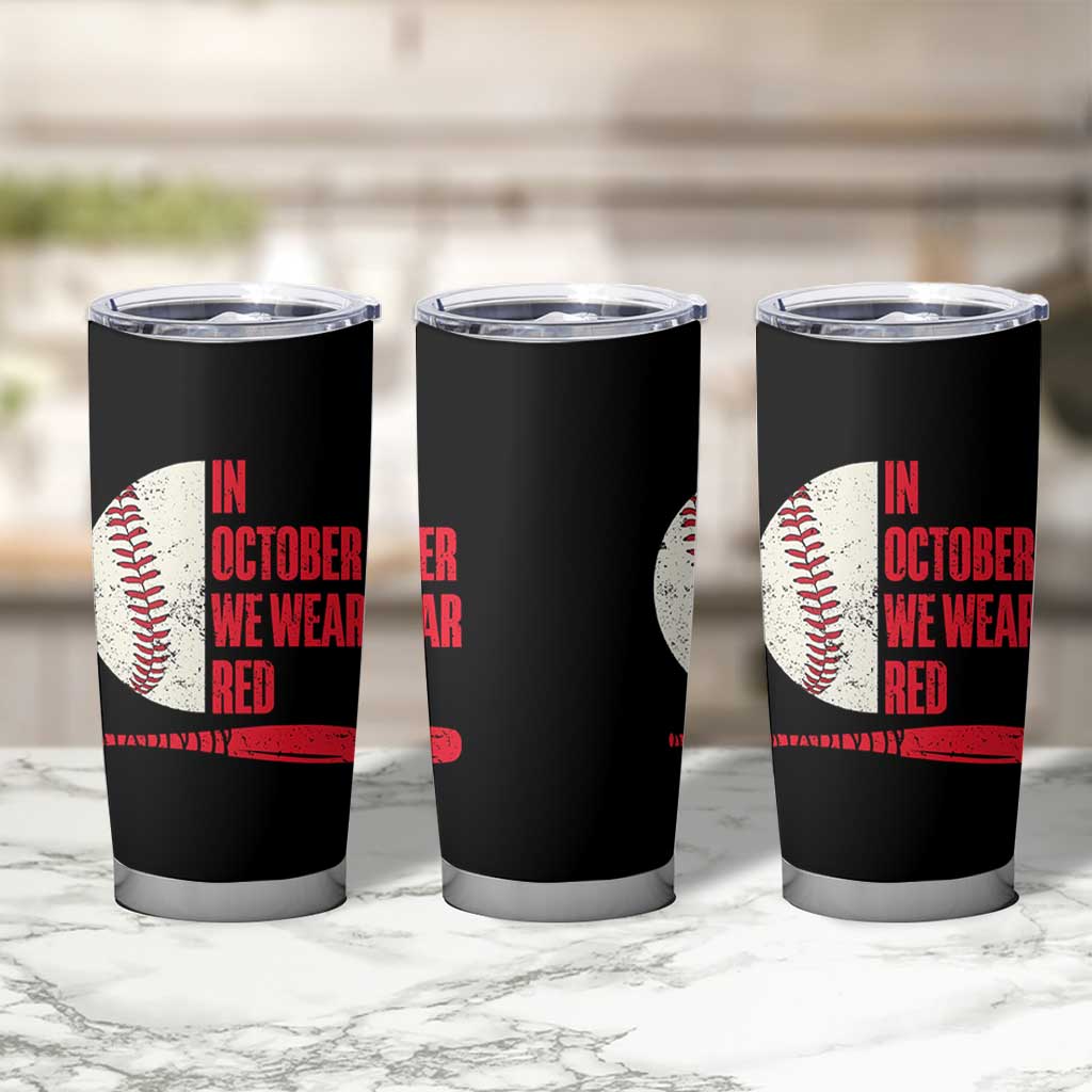 Red October Phillies Tumbler Cup Retro Philadelphia Baseball Fan - Wonder Print Shop