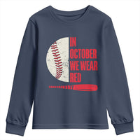 Red October Phillies Youth Sweatshirt Retro Philadelphia Baseball Fan - Wonder Print Shop