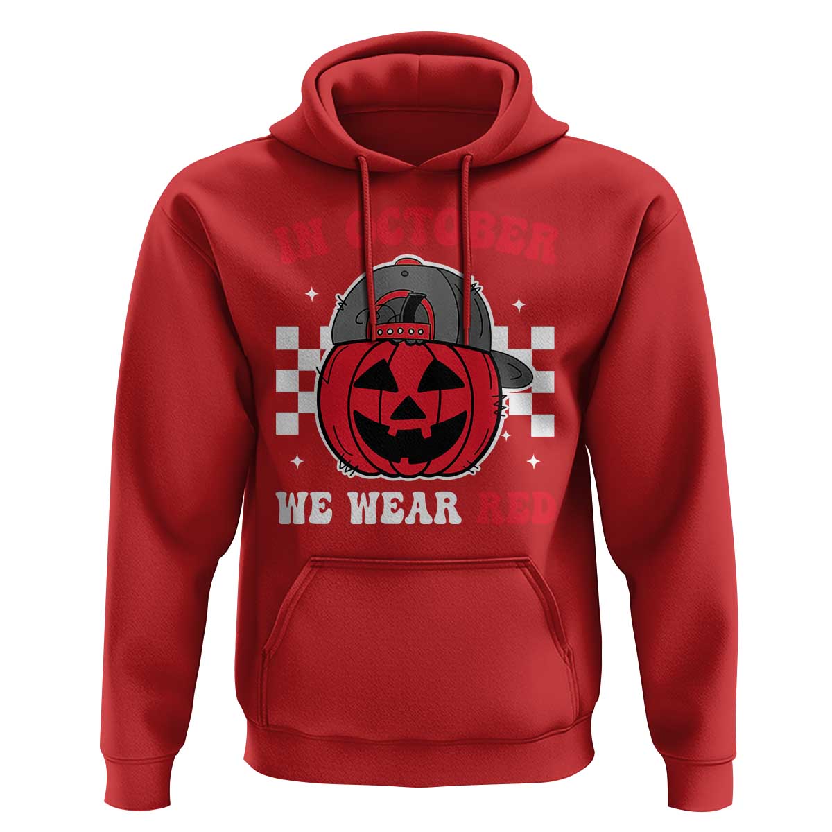 Red October Halloween Hoodie Vintage Philadelphia Baseball Fan Jackolantern Pumpkin - Wonder Print Shop