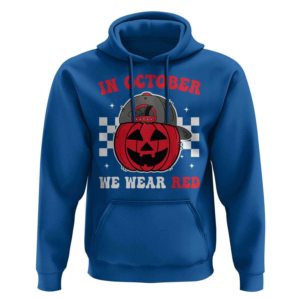 Red October Halloween Hoodie Vintage Philadelphia Baseball Fan Jackolantern Pumpkin - Wonder Print Shop