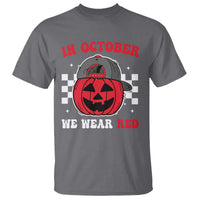 Red October Halloween T Shirt Vintage Philadelphia Baseball Fan Jackolantern Pumpkin - Wonder Print Shop
