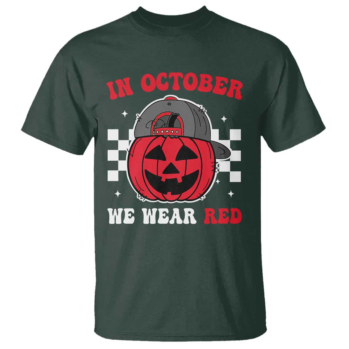 Red October Halloween T Shirt Vintage Philadelphia Baseball Fan Jackolantern Pumpkin - Wonder Print Shop