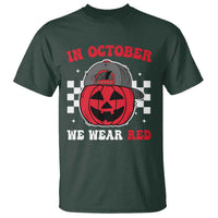 Red October Halloween T Shirt Vintage Philadelphia Baseball Fan Jackolantern Pumpkin - Wonder Print Shop