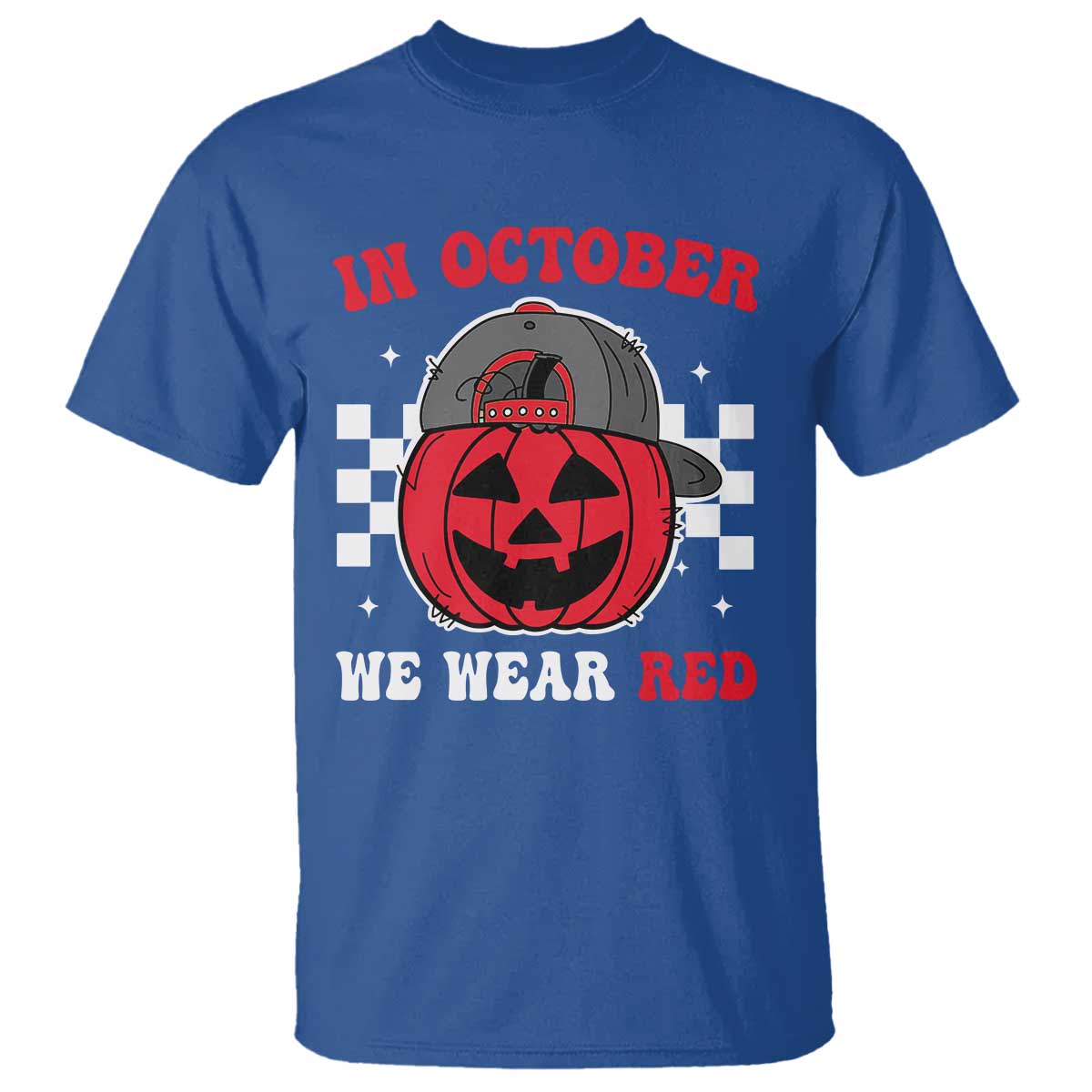 Red October Halloween T Shirt Vintage Philadelphia Baseball Fan Jackolantern Pumpkin - Wonder Print Shop