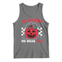 Red October Halloween Tank Top Vintage Philadelphia Baseball Fan Jackolantern Pumpkin - Wonder Print Shop