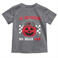 Red October Halloween Toddler T Shirt Vintage Philadelphia Baseball Fan Jackolantern Pumpkin - Wonder Print Shop