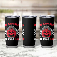 Red October Halloween Tumbler Cup Vintage Philadelphia Baseball Fan Jackolantern Pumpkin - Wonder Print Shop