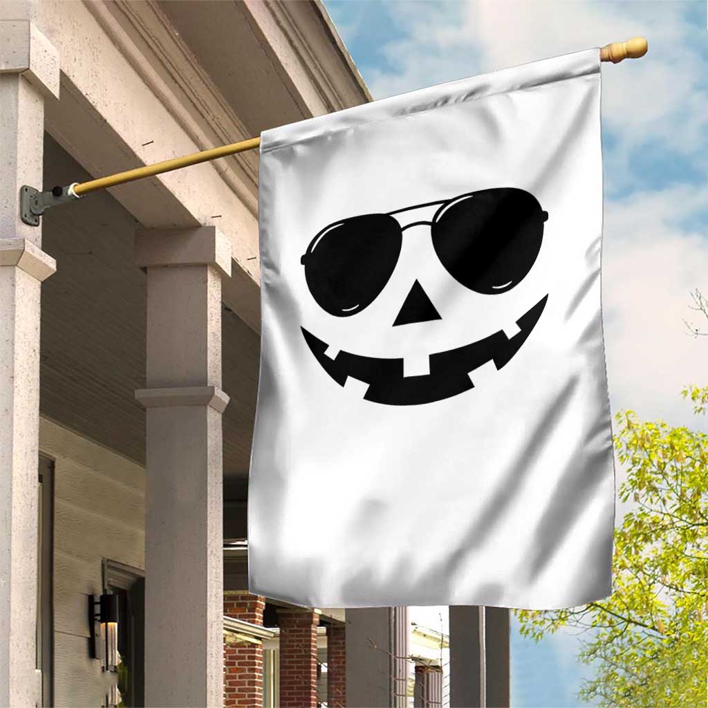 Pumpkin Face Garden Flag Vintage Jack o Lantern Jackolantern Spooky Season Halloween - Wonder Print Shop