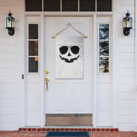 Pumpkin Face Garden Flag Vintage Jack o Lantern Jackolantern Spooky Season Halloween - Wonder Print Shop