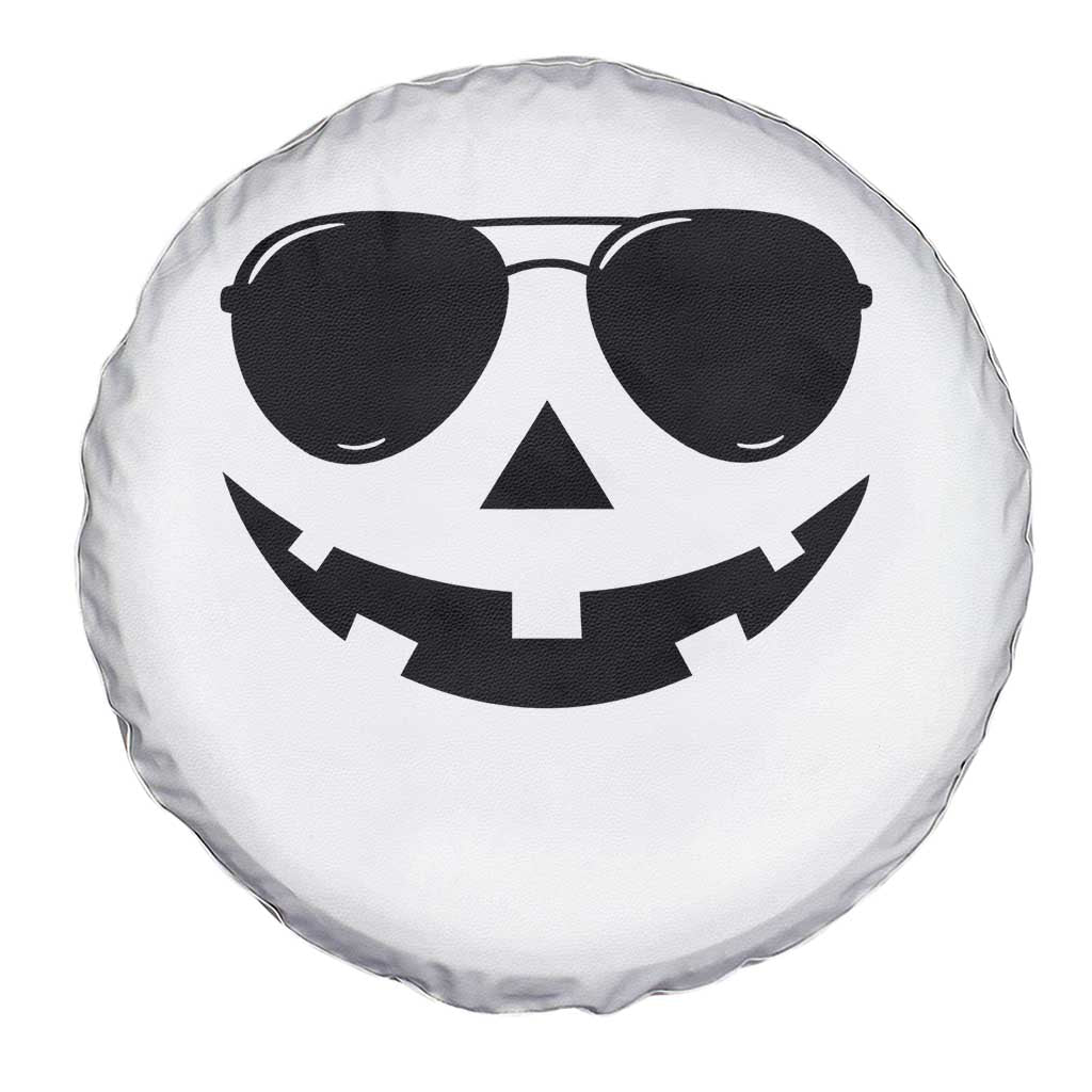 Pumpkin Face Spare Tire Cover Vintage Jack o Lantern Jackolantern Spooky Season Halloween - Wonder Print Shop