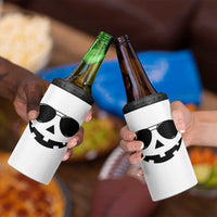 Pumpkin Face 4 in 1 Can Cooler Tumbler Vintage Jack o Lantern Jackolantern Spooky Season Halloween - Wonder Print Shop