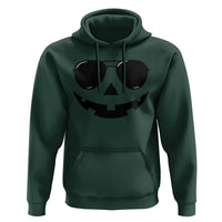 Pumpkin Face Hoodie Vintage Jack o Lantern Jackolantern Spooky Season Halloween - Wonder Print Shop