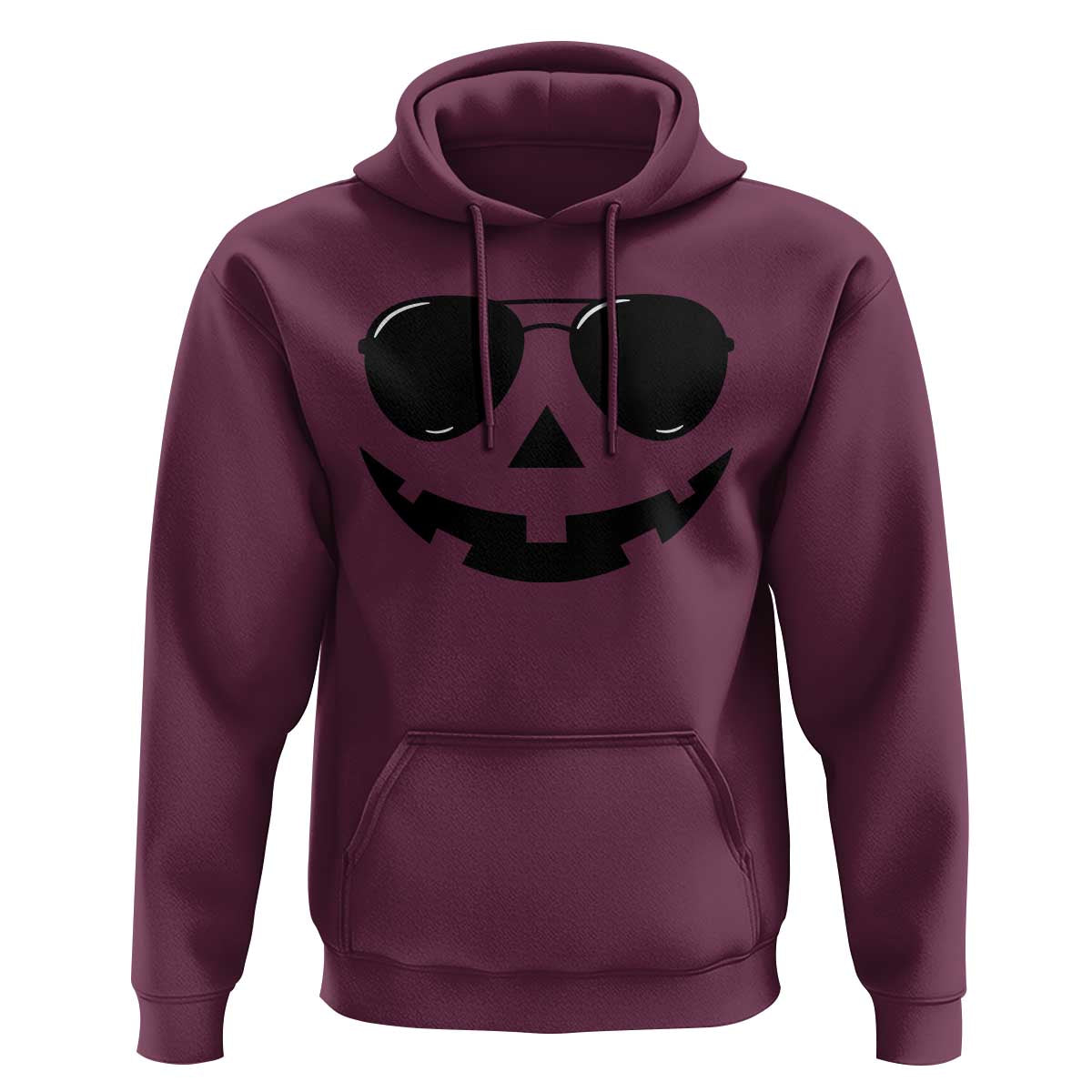 Pumpkin Face Hoodie Vintage Jack o Lantern Jackolantern Spooky Season Halloween - Wonder Print Shop