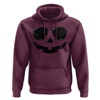 Pumpkin Face Hoodie Vintage Jack o Lantern Jackolantern Spooky Season Halloween - Wonder Print Shop