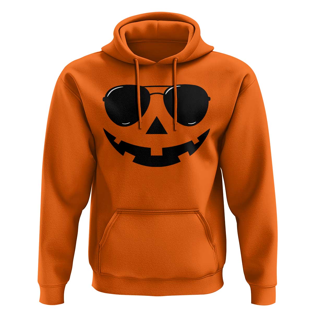 Pumpkin Face Hoodie Vintage Jack o Lantern Jackolantern Spooky Season Halloween - Wonder Print Shop