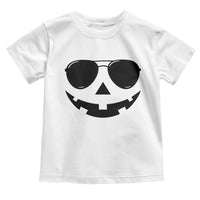 Pumpkin Face Toddler T Shirt Vintage Jack o Lantern Jackolantern Spooky Season Halloween - Wonder Print Shop