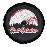 Vintage Red October Spare Tire Cover Philadelphia Skyline Retro Philly Cityscape - Wonder Print Shop
