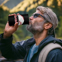 Vintage Red October 4 in 1 Can Cooler Tumbler Philadelphia Skyline Retro Philly Cityscape - Wonder Print Shop
