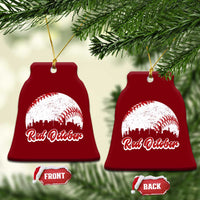 Vintage Red October Ceramic Ornament Philadelphia Skyline Retro Philly Cityscape - Wonder Print Shop