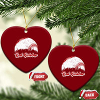 Vintage Red October Ceramic Ornament Philadelphia Skyline Retro Philly Cityscape - Wonder Print Shop