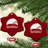 Vintage Red October Ceramic Ornament Philadelphia Skyline Retro Philly Cityscape - Wonder Print Shop