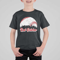 Vintage Red October T Shirt For Kid Philadelphia Skyline Retro Philly Cityscape - Wonder Print Shop