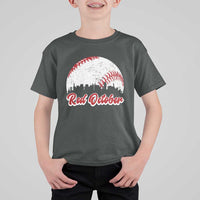 Vintage Red October T Shirt For Kid Philadelphia Skyline Retro Philly Cityscape - Wonder Print Shop