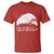 Vintage Red October T Shirt Philadelphia Skyline Retro Philly Cityscape - Wonder Print Shop