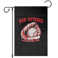 Red October Garden Flag Baseball Drip Ice Cream Sprinkles Baseball Glove - Wonder Print Shop
