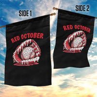 Red October Garden Flag Baseball Drip Ice Cream Sprinkles Baseball Glove - Wonder Print Shop